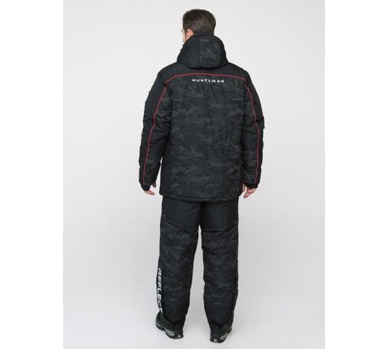 Зимний костюм HUNTSMAN Siberia Reflect, Reflex Membrane, черный НФ-000002900/60-62/182-188