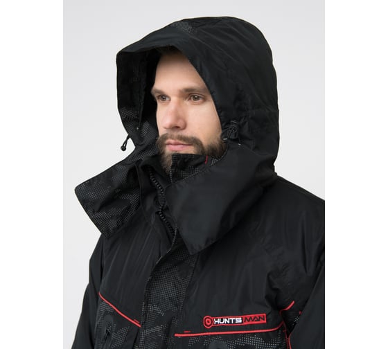 Зимний костюм HUNTSMAN Siberia Reflect, Reflex Membrane, черный НФ-000002900/60-62/182-188