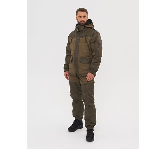 Зимний костюм HUNTSMAN Горка-Люкс ткань Breathable Camo, хаки НФ-000005019/44-46/170-176