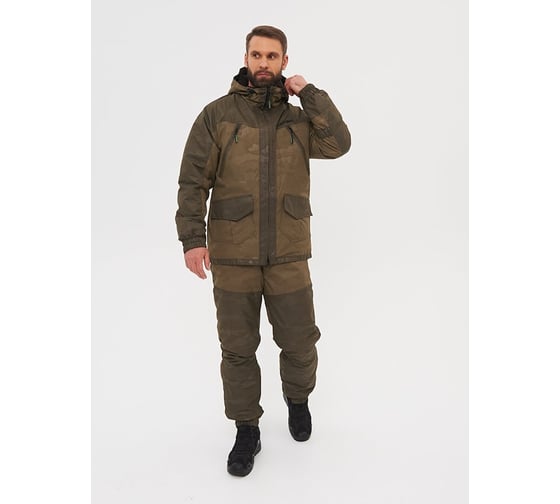 Зимний костюм HUNTSMAN Горка-Люкс ткань Breathable Camo, хаки НФ-000005026/56-58/182-188