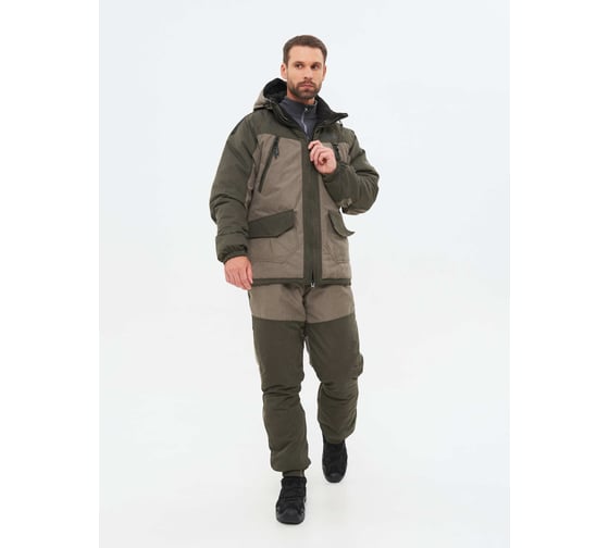 Зимний костюм HUNTSMAN Горка-Люкс ткань Исландия, хаки НФ-000004940/44-46/170-176