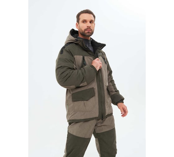 Зимний костюм HUNTSMAN Горка-Люкс ткань Исландия, хаки НФ-000004940/44-46/170-176
