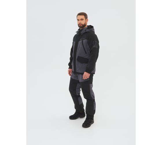 Зимний костюм HUNTSMAN Горка-Люкс ткань Исландия, серый НФ-000004982/56-58/170-176