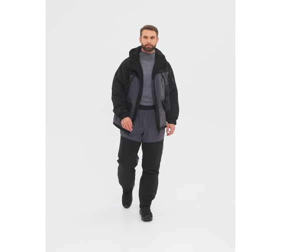 Зимний костюм HUNTSMAN Горка-Люкс ткань Исландия, серый НФ-000004985/60-62/182-188