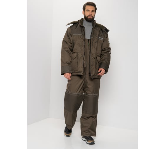 Зимний костюм HUNTSMAN Полюс ткань Cell, хаки НФ-000002611/44-46/182-188