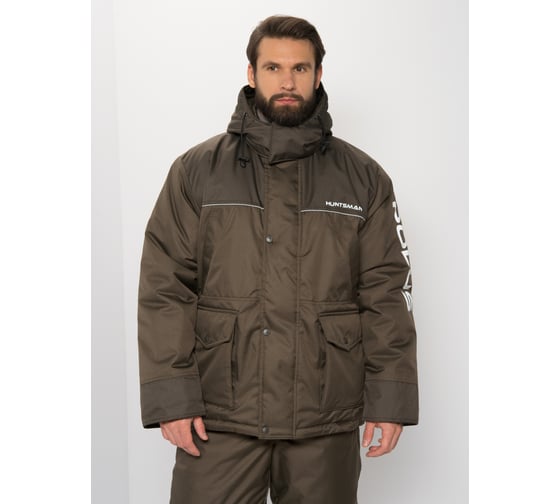 Зимний костюм HUNTSMAN Полюс ткань Cell, хаки НФ-000000853/48-50/170-176