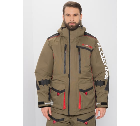 Зимний костюм Huntsman Поплавок Siberia Floating ткань Breathable, цвет хаки/черный НФ-000000696/44-46/170