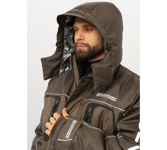 Зимний костюм Huntsman Полюс LUX ткань Cell, цвет хаки НФ-000002641/60-62/170-176