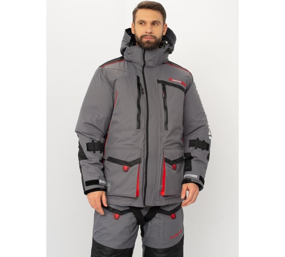 Зимний костюм Huntsman Поплавок Siberia Floating ткань Breathable, цвет серый/черный НФ-000002167/48-50/176