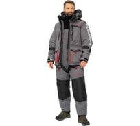 Зимний костюм Huntsman Поплавок Siberia Floating ткань Breathable, цвет серый/черный НФ-000002168/52-54/182
