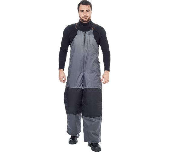 Зимний костюм Huntsman Полюс LUX ткань Cell, цвет серый/черный НФ-000002643/48-50/182-188
