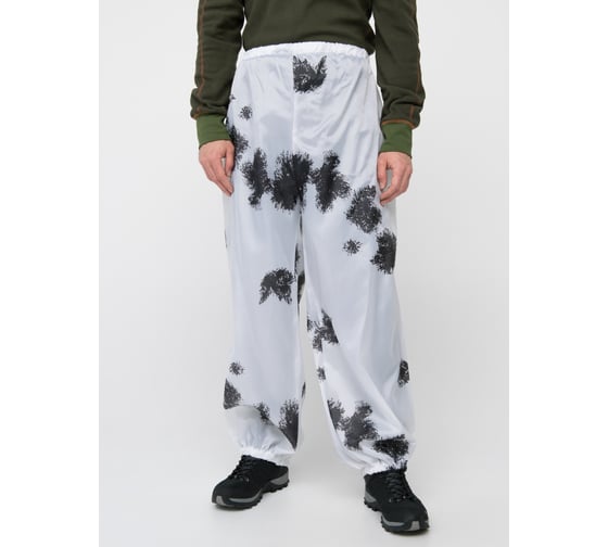 Зимний маскировочный костюм Huntsman Метель с молнией ткань Taffeta, цвет Клякса, НФ-000000875/58-64/182-188