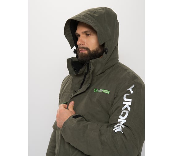 Костюм зимний Huntsman Yukon Ice ткань Finlandia, цвет Хаки, НФ-000000723/52-54/182-188