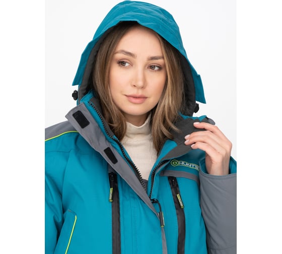 Костюм зимний Huntsman Женский Siberia Lady ткань Breathable, цвет Бирюза/Серый, НФ-000000693/48-50/170-176