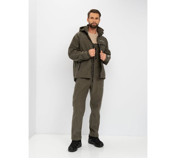 Костюм демисезонный Huntsman Никс-Люкс ткань Alova Windblock цвет Хаки, НФ-000002957/60-62/182-188