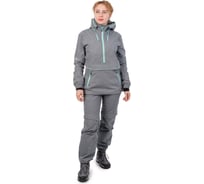 Женский костюм ORION ACTIVE Элит Барьер светло-серый/мята, р. 52-54, рост 170-176 4610097070525