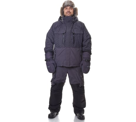 Костюм для рыбалки зимний GRAYLING Тугур -25, графит, р-р 48-50, рост 182-188 4610097079702