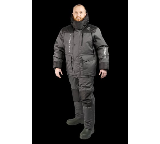 Костюм зимний мужской Fantom Force SEVERUS D/Grey\Black, рост 170-176, размер 112-116 FFLWК-1-02-DGBL-3-112