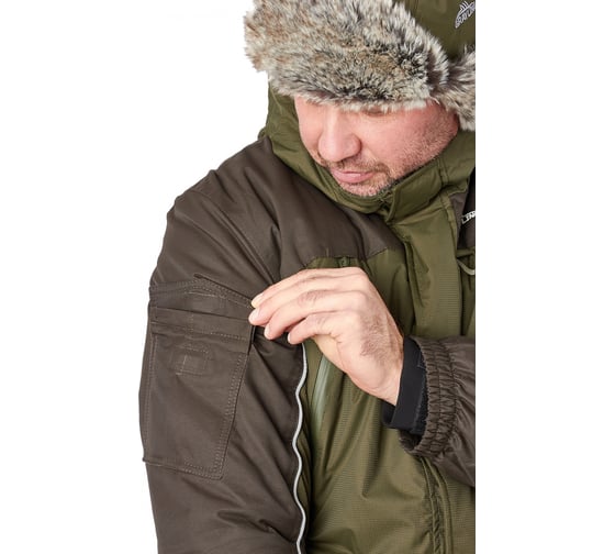 Костюм для рыбалки GRAYLING Скат зимний -35, хаки, р-р 60-62, рост 170-176 4610097089190