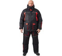 Костюм для рыбалки GRAYLING Селигер зимний, черно-красный, р-р 52-54, рост 182-188 4610097088285