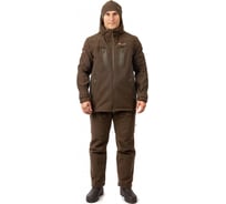 Костюм для охоты PRIDE Вольф Hunt-Shell, коричневый, р-р 60-62, рост 182-188 4610097087820