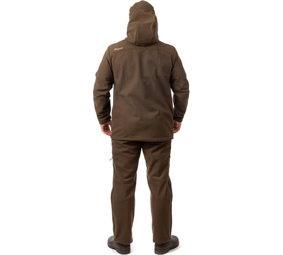 Костюм для охоты PRIDE Вольф Hunt-Shell, коричневый, р-р 60-62, рост 182-188 4610097087820