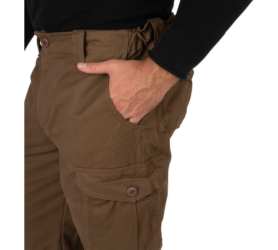 Летние брюки HUNTSMAN Крафт коричневые, р. 60-62/188 НФ-00000292/60-62/188