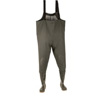 Рыбацкий полукомбинезон Ifrit KRAKEN ПВХ винитол, олива р.43 СПР-431-43 4630086588329