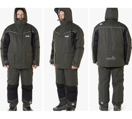 Зимний костюм NORFIN ELEMENT GRAY 05, размер XXL, 439205-XXL