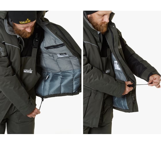 Зимний костюм NORFIN ELEMENT GRAY 05, размер XXL, 439205-XXL