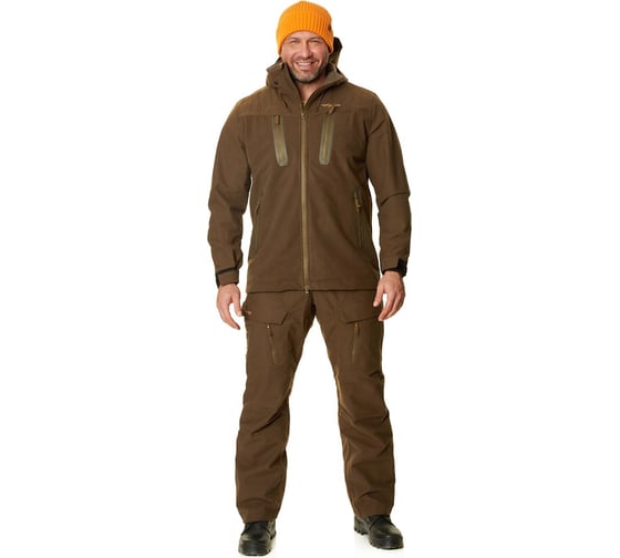 Костюм для охоты PRIDE Барклай Pride-X коричневый, размер 60-62 рост 182-188 4610097077074
