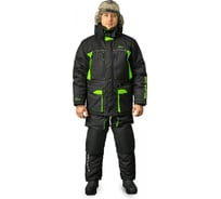 Костюм зимний для рыбалки Grayling Селигер зелено-черный, р-р 52-54 рост 182-188 4610097088711