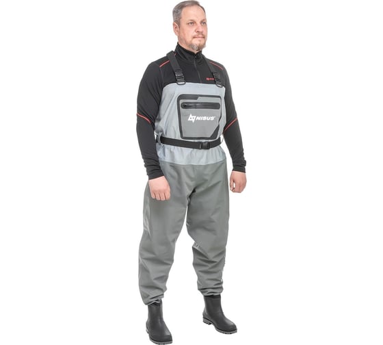 Вейдерсы мембранные с сапогами Nisus River Guide 20000мм/3000г/м2/24ч 46 (XXL) (N-WB-46XXL) 362142