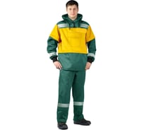 Костюм туристический URSUS ПРТНЦФ с сеткой, цвет зеленый/желтый, ткань Грета, размер 44-46, рост 182-188 КОС256-ЗЕЛЕНЫЙ/ЖЕЛТЫЙ