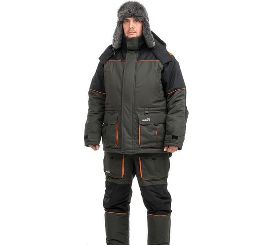 Костюм зимний рыболовный Helios Altay таслан, хаки р.48-50/170-176 00000339331