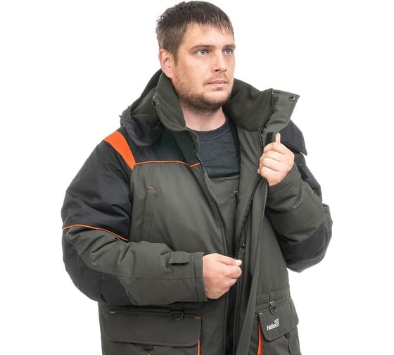 Костюм зимний рыболовный Helios Altay таслан, хаки р.48-50/170-176 00000339331