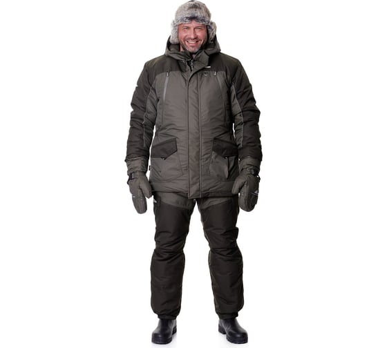 Зимний костюм для рыбалки GRAYLING Скат -45, олива_р-р 48-50 рост 182-188 4660335511013