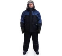 Зимний костюм с полукомбинезоном ORION Active Юпитер таслан, черный-т.синий_р-р 52-54 рост 182-188 4610097099366