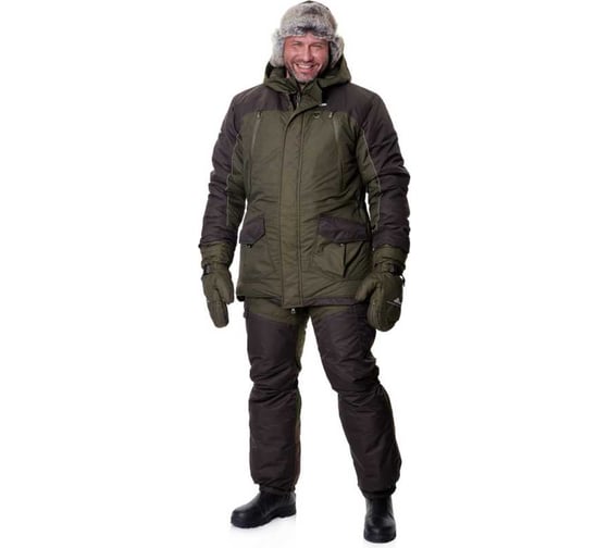 Скат костюм для рыбалки GRAYLING V2 зимний, -45, хаки, р-р 48-50, рост 170-176 4660335516575 1