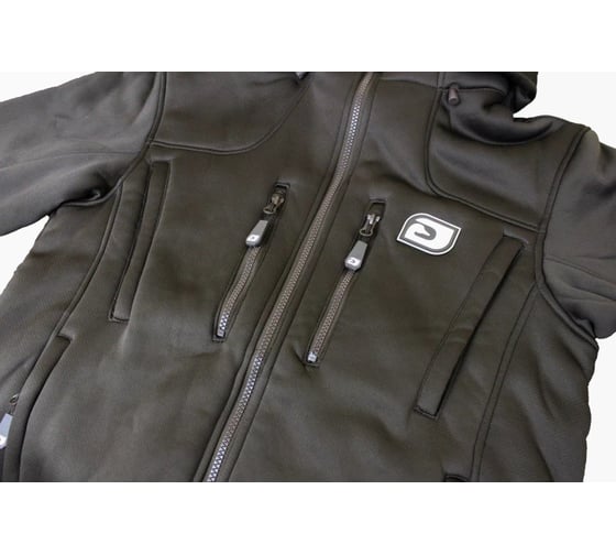 Куртка DrakeBrake (ветровка на флисе) из текст.мат-в Brown/коричн 100 пэ, р.54(XXL),рост 172-183 22D-SDG-J02XXL