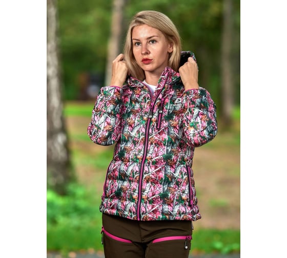 Куртка DrakeBrake (женская) пуховик GEO WJ1.0, Pink(Розовый), 100 пэ, р.L(50) DBWJPL