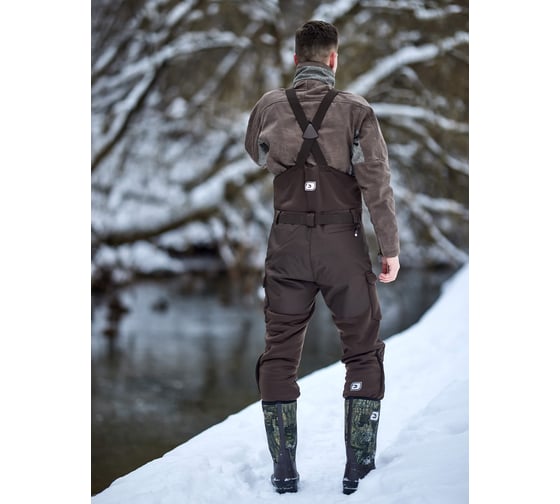 Комбинезон DrakeBrake на флисе (нагрудник и лямки) Brown/Коричн 100 пэ, р48 (M), рост 172-183 22D-SDG-B02M