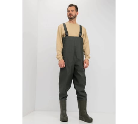 Полукомбинезон мужской KAURY SPECI.ALL 961-40 ПК олива, р-р 47-48 4610027657178