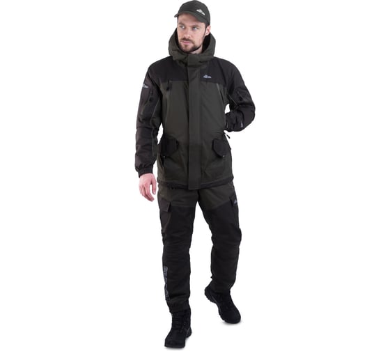 Костюм для рыбалки Grayling Скат V2 т.хаки, р-р 48-50, рост 182-188 4660335532469