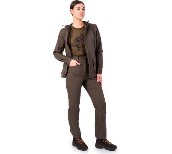 Женские брюки для охоты PRIDE Илва коричневый_р-р 40-42 рост 170-176 4660335500659 1