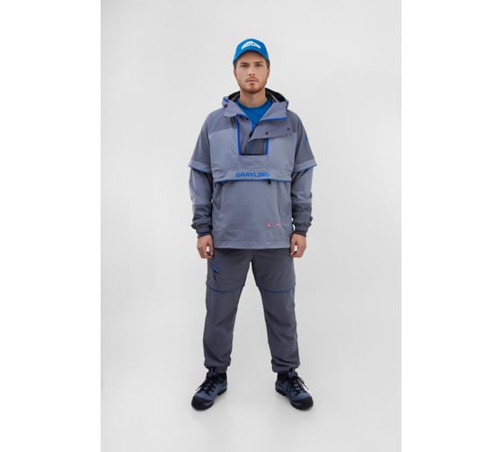 Костюм ПЭ для рыбалки GRAYLING Тобол т.серый-серый_р-р 56-58 рост 170-176 4660335538362 1