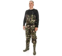Вейдерсы HIGASHI Waterskin Camo pvc w/felt boot (войлочная подошва), XL 05694_5451