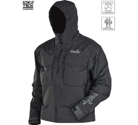 Куртка забродная NORFIN Norfin PILOT GRAY 03 р.L 527503-L