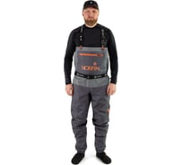 Полукомбинезон забродный NORFIN Norfin PILOT STOCKINGFOOT GRAY 02 р.ML 83329-02M-L