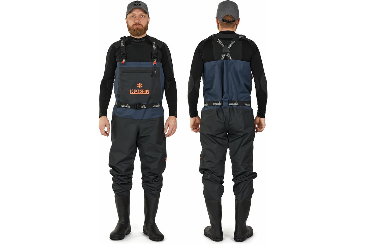 Забродный полукомбинезон с сапогами Norfin PILOT BOOTFOOT р.45/XLS ...